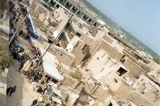 26 Kashgar Bazaar From Top Of Bazaar Tower 1993.jpg